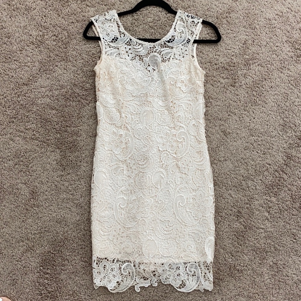 Off white lace dress